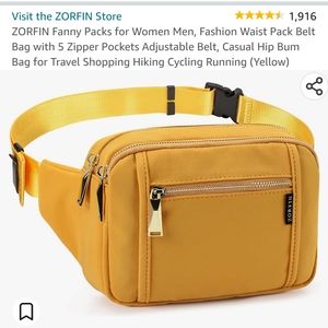 Yellow Fanny Pack